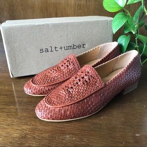 NIB Salt+Umber Sorrento Loafers, Brown, Sz 7